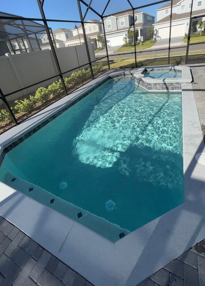 Weekly pool service